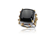 Smoky Silver Ring