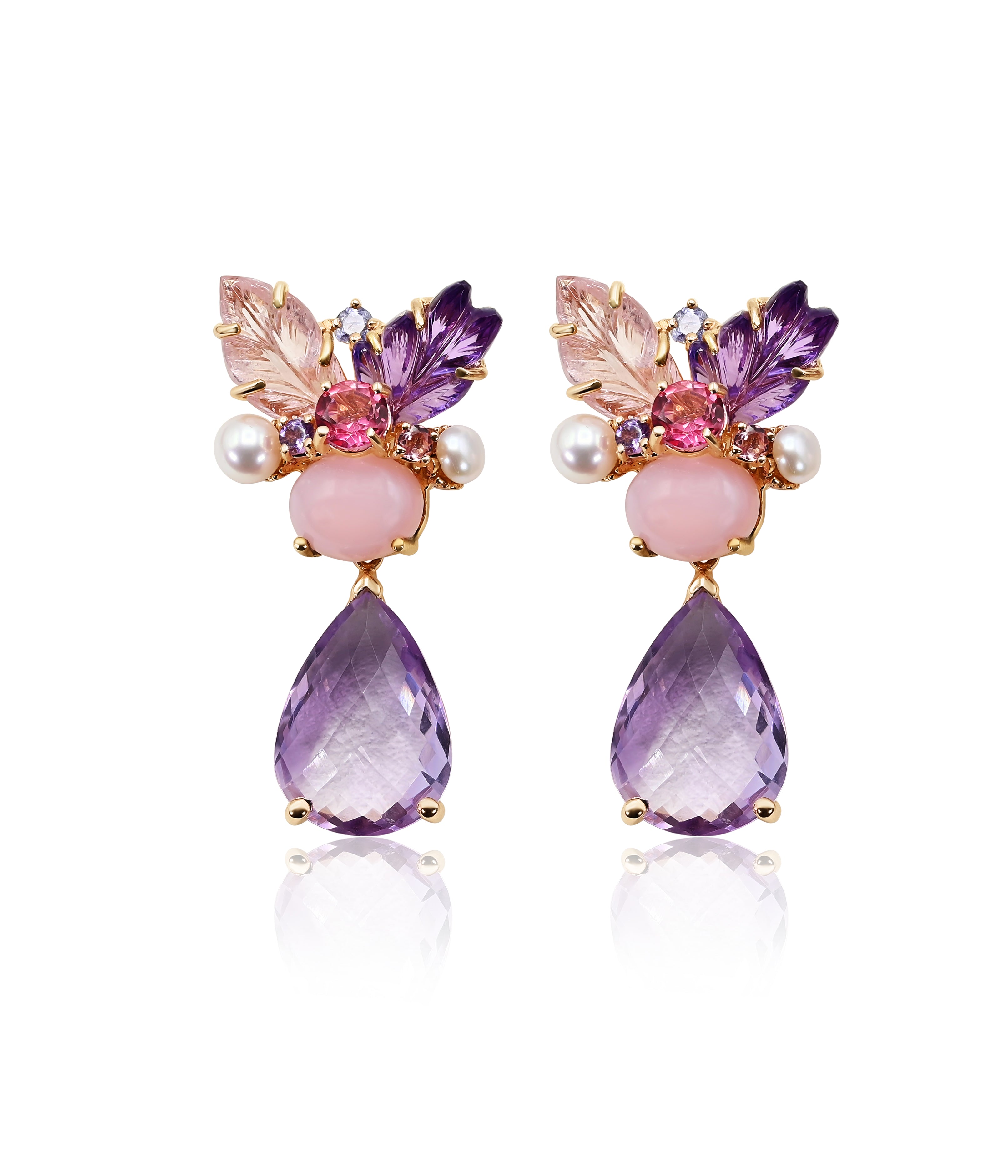 Opal Dangle Earrings