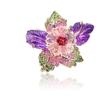 Pink Blooming Flower Ring