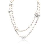 Ana Baroque Fresh Water Pearl Long Necklace