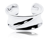 Brooklyn Wide Cuff Bracelet Sterling Silver