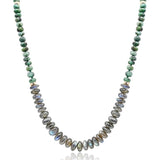 Tracy Labradorite Russian Emerald Necklace