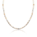 Opal Heshi Sterling Silver Beads Necklace