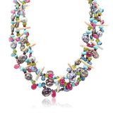 Aruba Multi Stone Statement Necklace