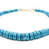 Mavi Large Heshi Turquoise Baroque Pearl Necklace