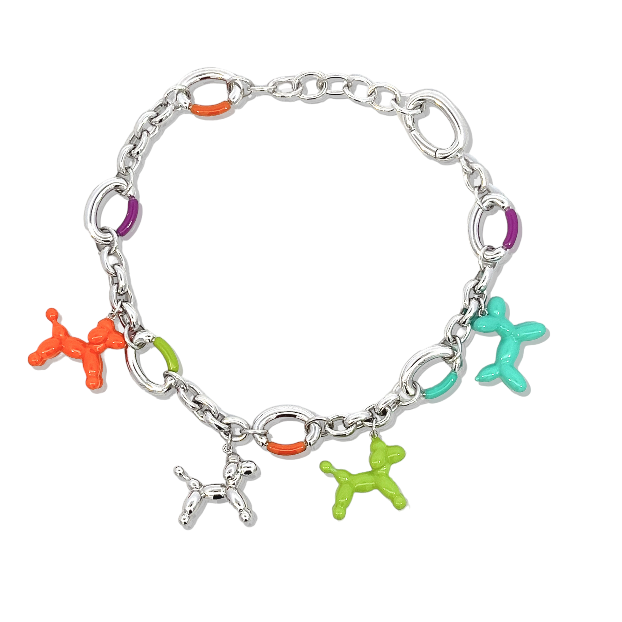 Enamel Animal Charm Bracelet – Afroza Naeem Enamel Animal Charm Bracelet – Afroza Naeem