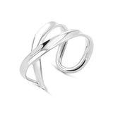 Sterling Silver Infinity Symbol Cuff Bracelet