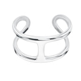 Sterling Silver Open T-Bar Cuff Bracelet