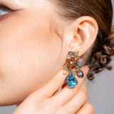 Formal Fantasy Garden Corsage Earrings