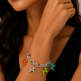 Enamel Animal Charm Bracelet
