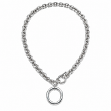 Orbital Sterling Silver Statement Necklace