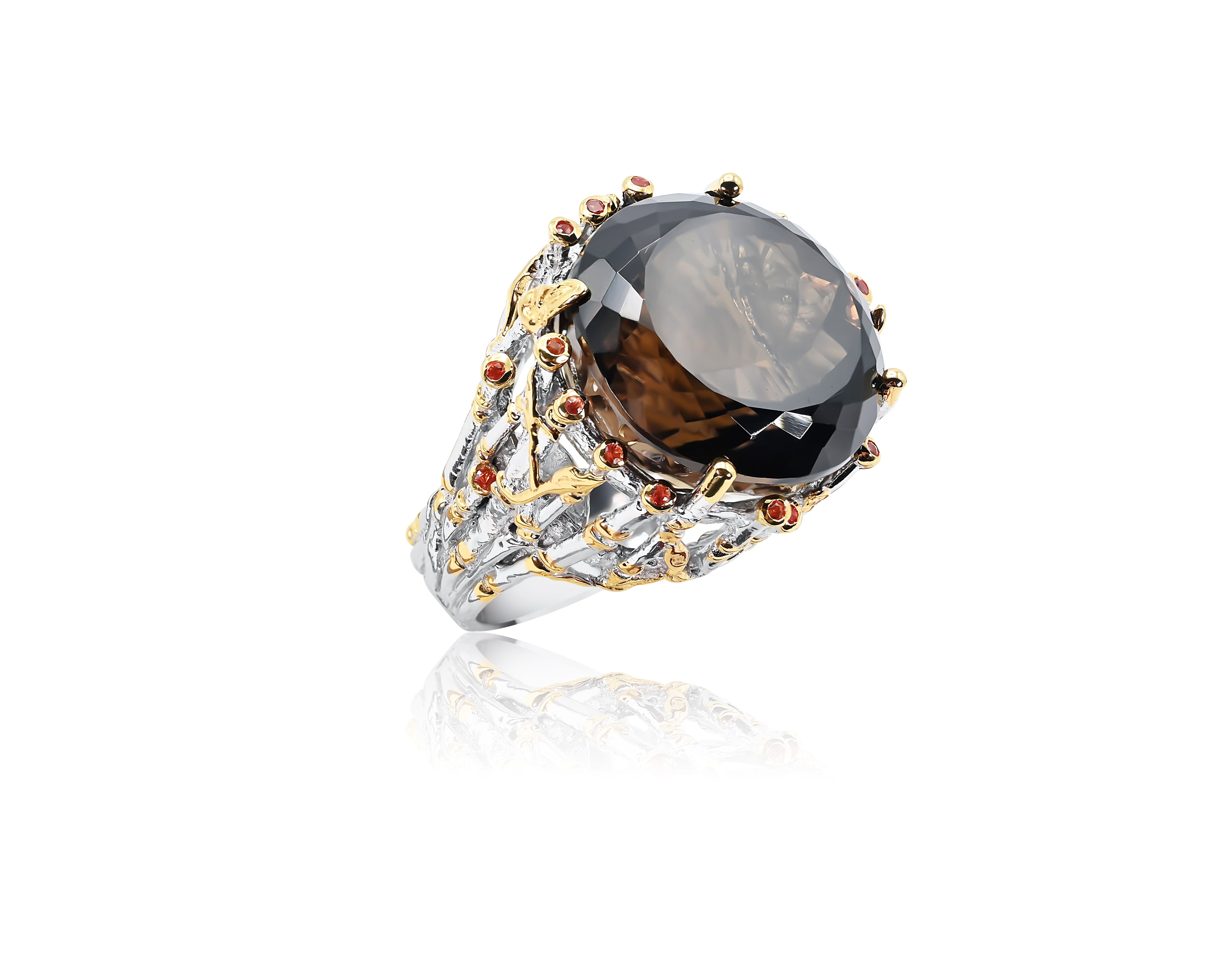 Smoky Quartz Ring 