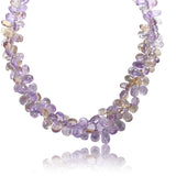 Double Row Teardrop Ametrine Necklace