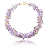 Double Row Teardrop Ametrine Necklace