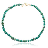 Jaida Russian Amazonite Brazilian Emerald Beads Necklace