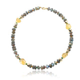 Labradorite Citrine Tourmaline Necklace Beads