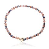 Harper Strawberry Quartz Iolite Beads Necklace