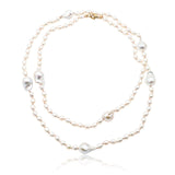 Ana Baroque Fresh Water Pearl Long Necklace