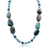 Julia Chrysocolla Lapis Lazuli Turquoise Necklace