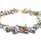 Aruba Multi Stone Statement Necklace