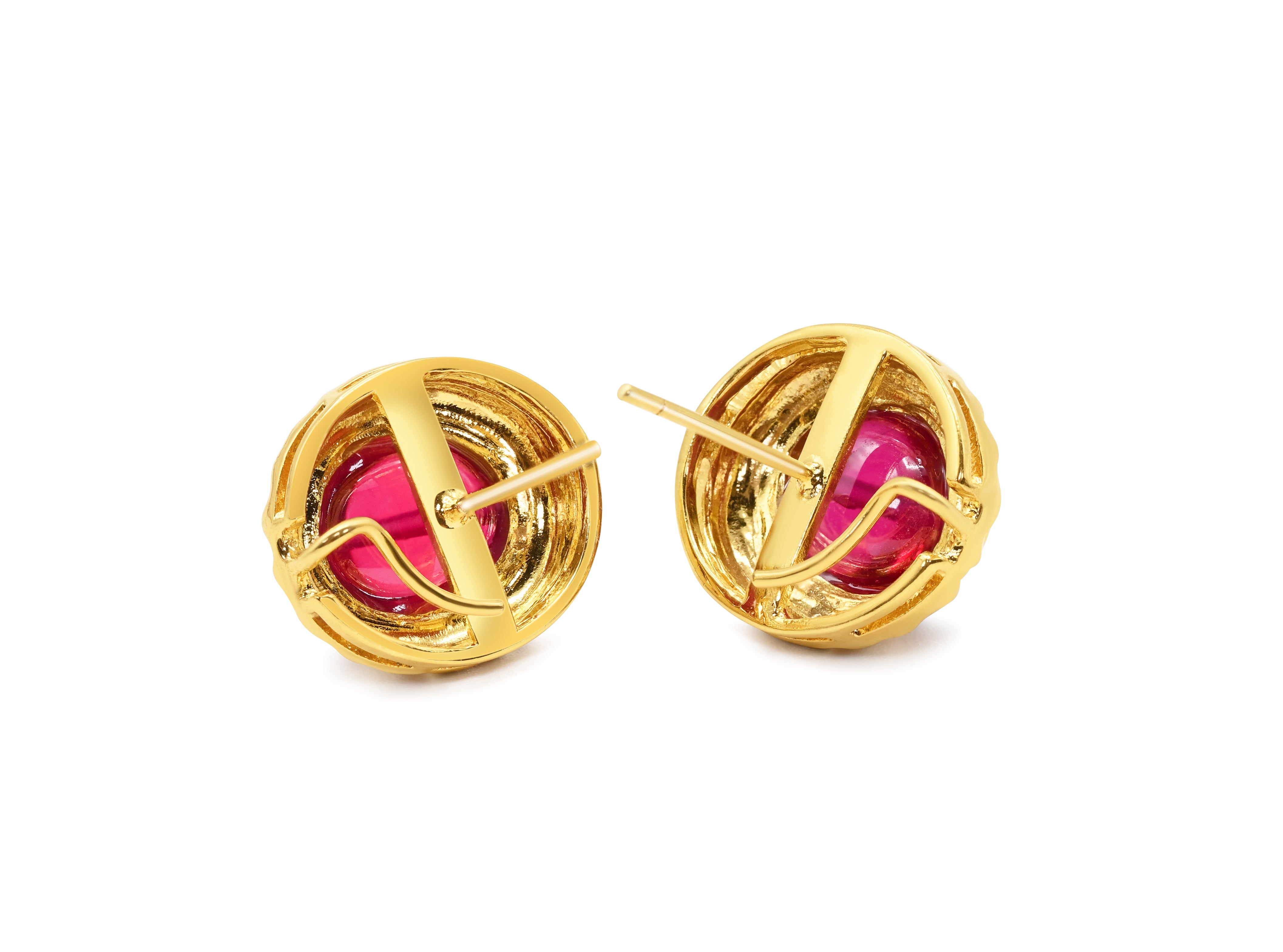 Double Stone Earrings 