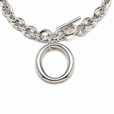 Orbital Sterling Silver Statement Necklace