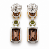 Multicolor Gemstone Statement Earrings