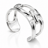 Sterling Silver Link Statement Cuff