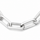 Manhattan Sterling Silver Link Chain Necklace