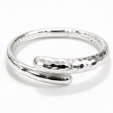 Sterling Silver Bypass Cuff Bracelet