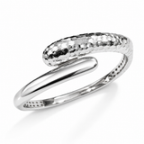 Sterling Silver Bypass Cuff Bracelet
