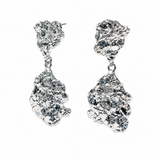 Sterling Silver Lava Earrings