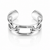 Sterling Silver Link Statement Cuff