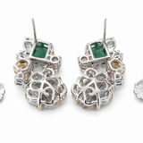 One-of-a-Kind Secret Garden Gemstone Earrings