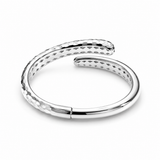 Sterling Silver Bypass Cuff Bracelet