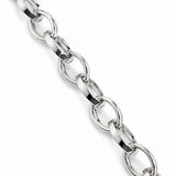 Sterling Silver Marquise Link Bracelet