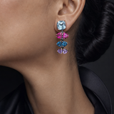 The Bellissima Multi-Gemstone Drop Earrings