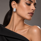 Molten Form Sculptural Sterling Silver Earrings