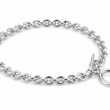 Orbital Sterling Silver Statement Necklace