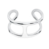 Sterling Silver Open T-Bar Cuff Bracelet